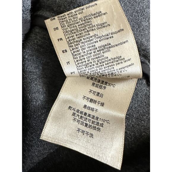 Scotch & Soda Charcoal Gray Stretch Elastic Waist Trouser Zip Logo Pockets XL - Picture 7 of 8